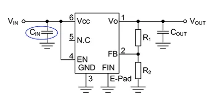 線性穩壓器IC輸入電容的注意事項